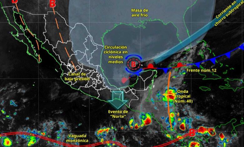 Pronóstico del clima martes 4 de noviembre caluroso, medio nublado y posibles lluvias