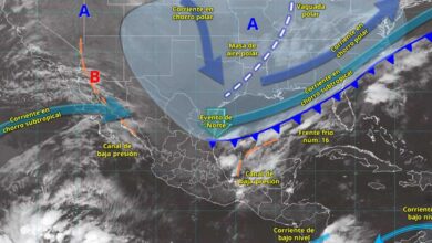 Pronóstico jueves 27 de noviembre: Nublado con posibles lluvias puntuales