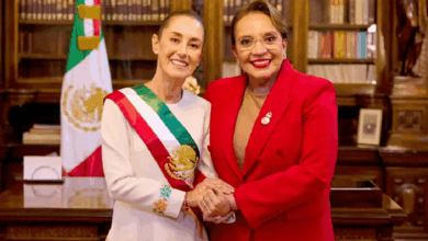 La presidenta de Honduras inicia gira en México para reunirse con Claudia Sheinbaum en Palacio Nacional; revisarán avances en programas sociales y temas migratorios.
