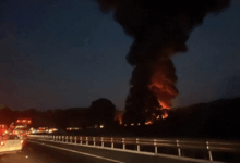 Una pipa de gas explotó en un tramo de la Autopista México-Puebla, específicamente en el municipio de Ixtapaluca, Estado de México.