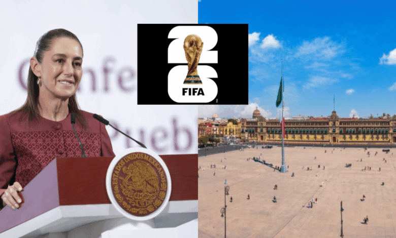 Sheinbaum anuncia que verá la inauguración del Mundial 2026 desde el Zócalo