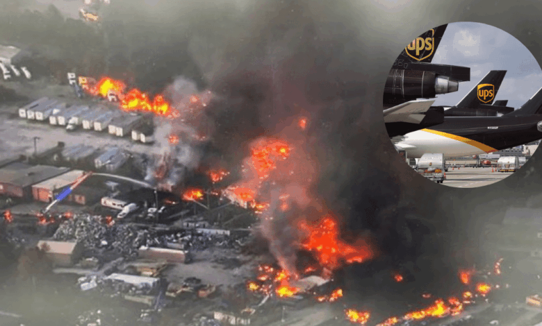 Tragedia en Kentucky Avión de carga de UPS se estrella al despegar en Louisville reportan 7 muertos