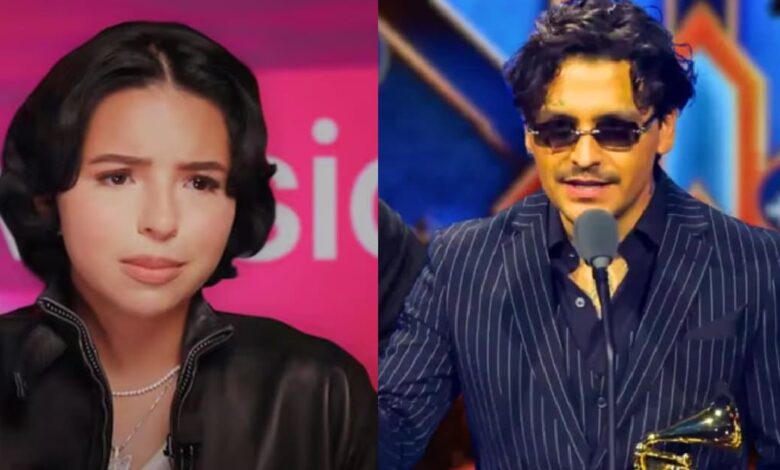 Nodal agradece al tequila pero no a Ángela Aguilar, polémico su discurso en Latin Grammy 2025 (Fotos de internet)