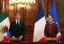 Presidenta Claudia Sheinbaum en encuentro con empresarios franceses