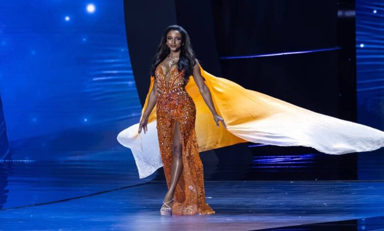 Miss Jamaica sufrió una hemorragia intracraneal tras caer del escenario de Miss Universe (Foto de Mohan Raj/Getty)
