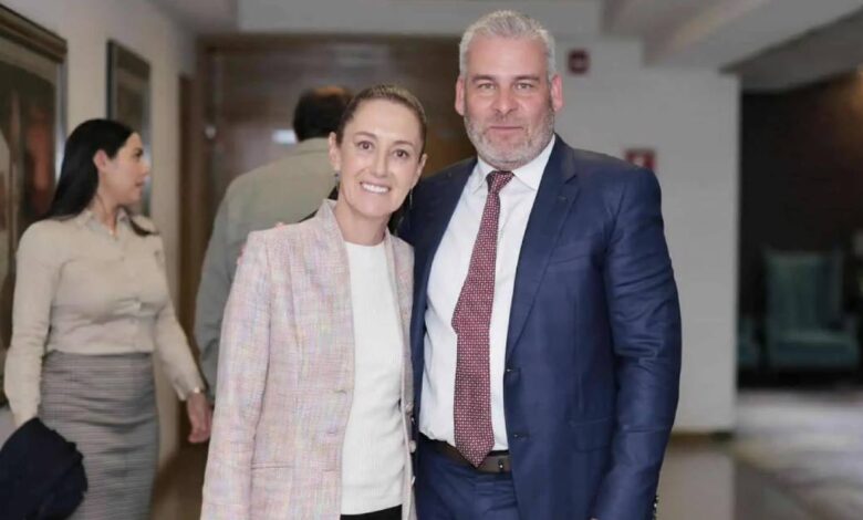 Alfredo Ramírez Bedolla se reúne con Sheinbaum