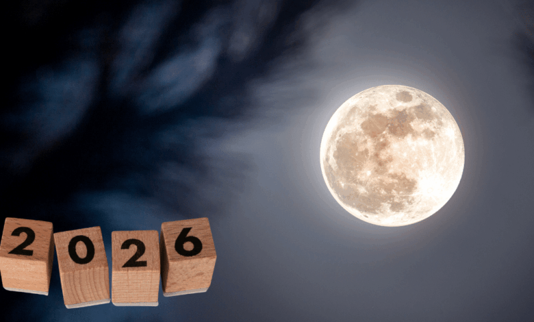 Calendario Lunar 2026 Estas son todas las Lunas Nuevas del año y las fechas clave para manifestar (Fotos Canva)