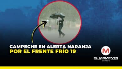 Campeche activa alerta naranja en seis municipios por la llegada del Frente Frío 19