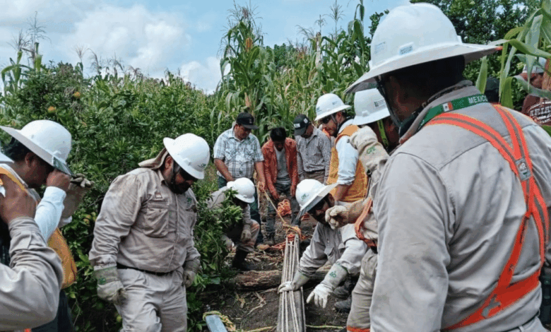 Con sentido social, la CFE responde a los retos de lluvias y huracanes en México en 2025