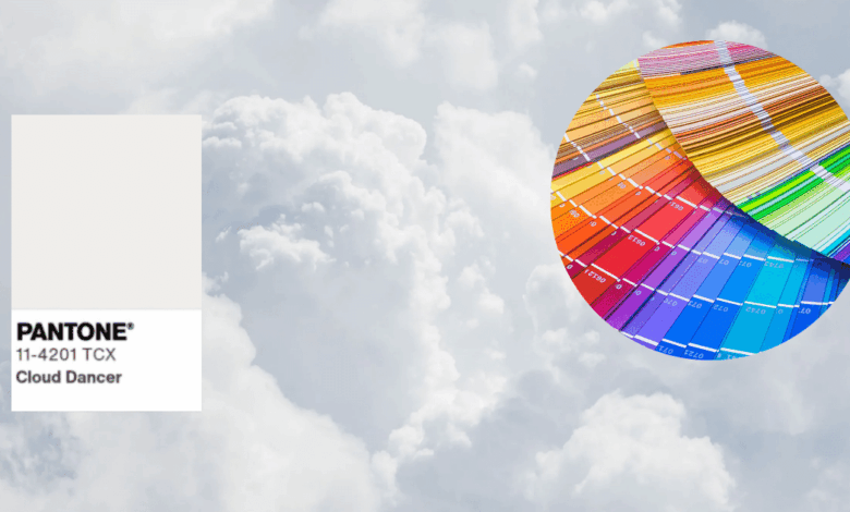 El color del año 2026 según Pantone es blanco: “Cloud Dancer”, símbolo de calma y claridad (Canva Ilustración)