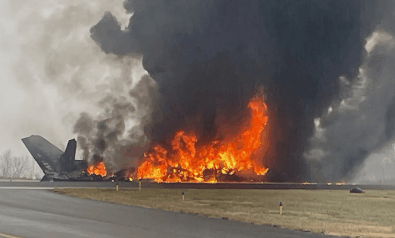 Accidente aéreo en Carolina del Norte: avión se estrella al intentar aterrizar (FOTO BNO NEWS)
