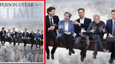 Time nombra a los líderes de la inteligencia artificial como Persona del Año 2025 (FOTO REVISTA TIME)