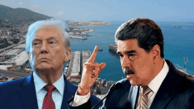 La dejamos fuera de combate Trump confirma ataque militar contra zona portuaria en Venezuela (Foto por Revista Maritima y Portuaria, BBC y El Economista)
