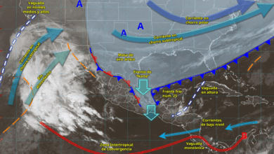 Lluvias intensas en México por frente frío 25
