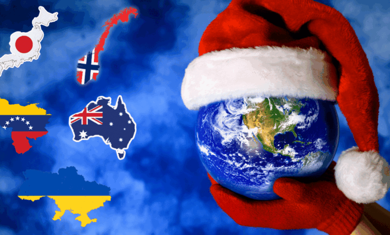 Navidad en el mundo Del pollo frito en Japón a esconder escobas en Noruega (Fotos por Canva)