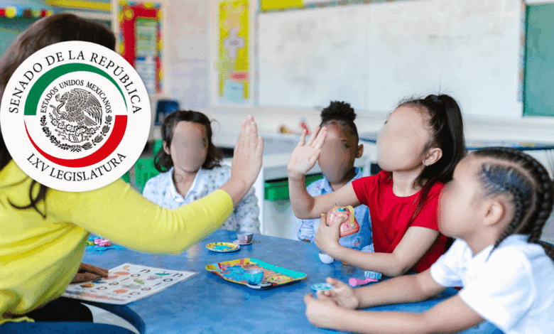 Senado avala frenar el uso comercial de la imagen de menores en escuelas