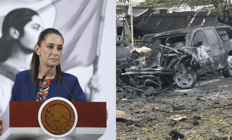 Sheinbaum exige que la FGR explique por qué clasificó como terrorismo el ataque en Coahuayana