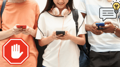 ¿Adiós al celular en clases Senado impulsa iniciativa para prohibir dispositivos móviles en primarias y secundarias (Fotos Canva)