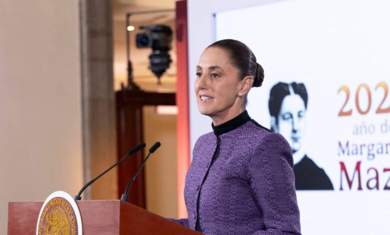 Claudia Sheinbaum se lanza contra quienes se dicen paladines de la democracia