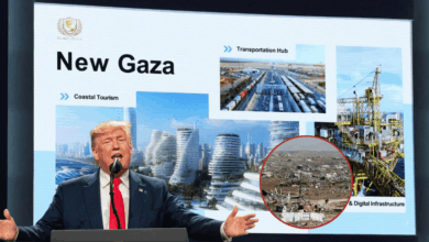 El presidente de Estados Unidos, Donald Trump, expuso en Davos su visión para la posguerra en Gaza.