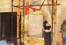 Estela 46 ya puede visitarse en el Museo de Arquitectura Maya de Campeche