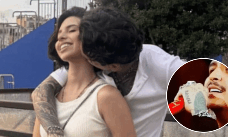 Christian Nodal presume tatuaje con el nombre de Ángela Aguilar