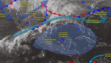 Frente frío 27 congela el norte y deja heladas en el centro; lluvias en el sureste