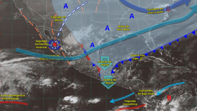 Frente frío 27 provoca lluvias intensas, evento de Norte y posible caída de nieve en varias regiones del país