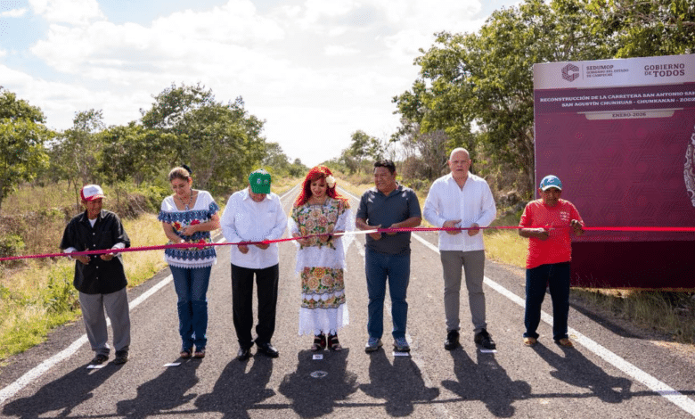 Infraestructura carretera impulsa desarrollo y bienestar en Hecelchakán y Calkiní