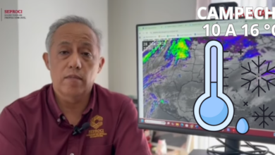 Ingresa el Frente Frío número 32 a Campeche; alertan por descenso de temperatura y vientos fuertes