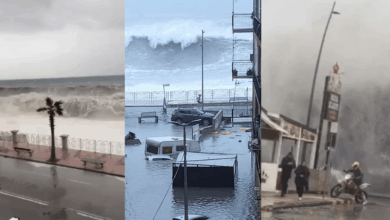 Ciclón Harry azota el sur de Italia con olas de 10 metros