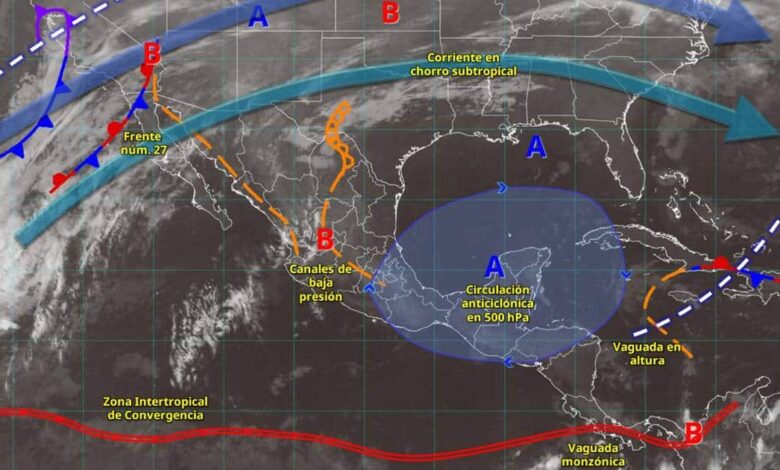 Pronóstico del clima martes 6 de enero Ambiente fresco con cielo medio nublado