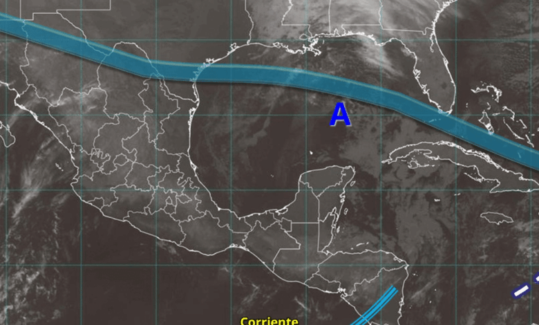 Para hoy, el ingreso de humedad del océano Pacífico propiciará lluvias y chubascos en zonas del occidente, sur y sureste del país y una circulación anticiclónica en niveles medios de la atmósfera ocasionará una disminución en la probabilidad de lluvias en el resto de la República Mexicana