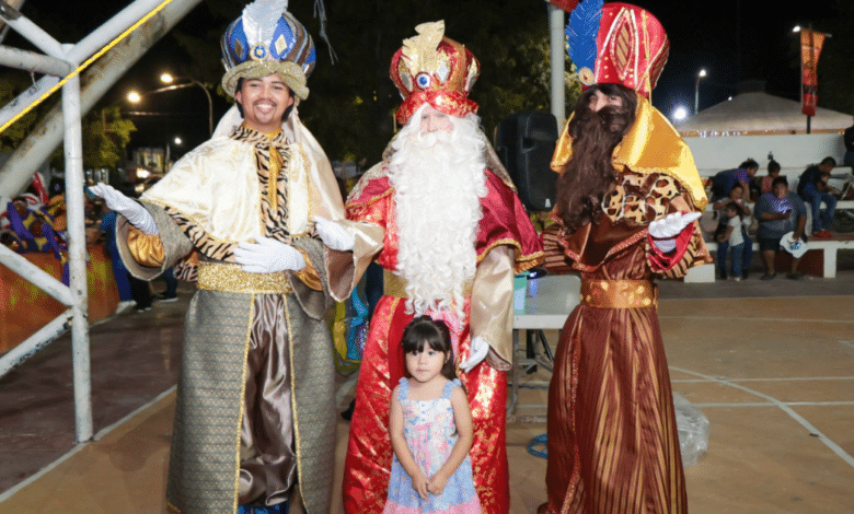 Reyes Magos llenan de alegría a comunidades rurales de Campeche