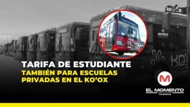 Estudiantes de escuelas privadas ya podrán acceder a la tarifa preferencial del Ko’ox