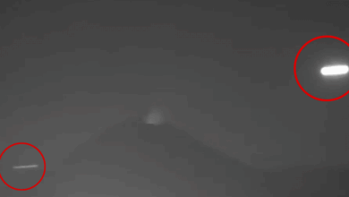 Captan extraño objeto luminoso sobre el volcán Popocatépetl