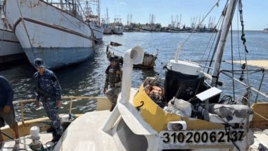 Aseguran embarcación por pesca ilegal frente a costas de Campeche