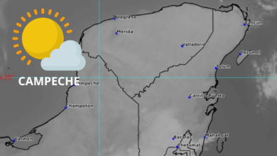 Clima en Campeche hoy 4 DE Febrero sol durante el día y heladez nocturna por frente frío 33 (1)