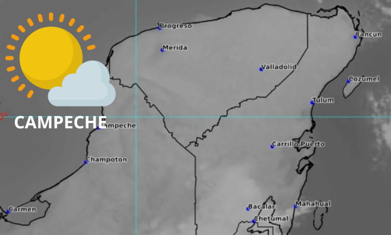 Clima en Campeche hoy 4 DE Febrero sol durante el día y heladez nocturna por frente frío 33 (1)