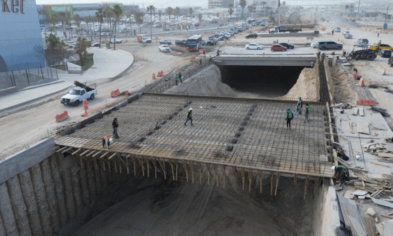 Construcción de la Glorieta de las Mujeres Libres en BCS registra avance de más del 70 por ciento