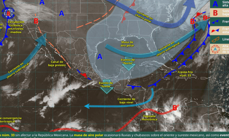 Clima hoy viernes 06 de febrero en México: Evento Norte afectará a estas regiones