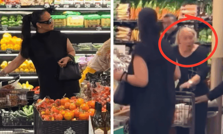 Adulta mayor confunde carrito de supermercado con el de Rihanna