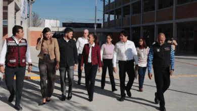 Claudia Sheinbaum inaugura bachillerato en García y anuncia dos planteles más para Nuevo León en 2026