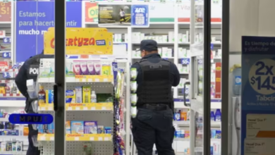 Frustran intento de robo en farmacia