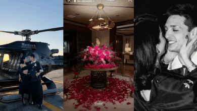 Kenia Os y Peso Pluma celebran su aniversario con románticos detalles en San Valentín