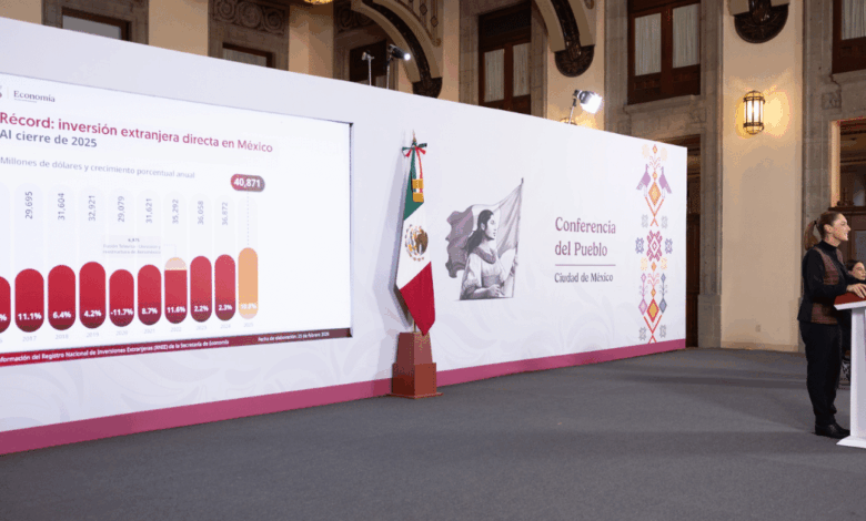 México recibió 98.2 millones de visitantes internacionales en 2025, destaca Claudia Sheinbaum