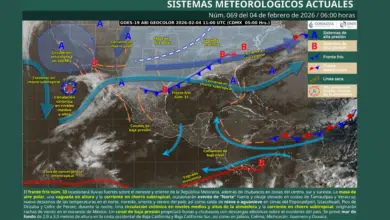 Pronóstico meteorológico para hoy 4 de febrero de 2026 en todo México
