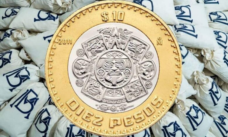 Monedas de 10 pesos se modernizan con nuevos filtros de seguridad