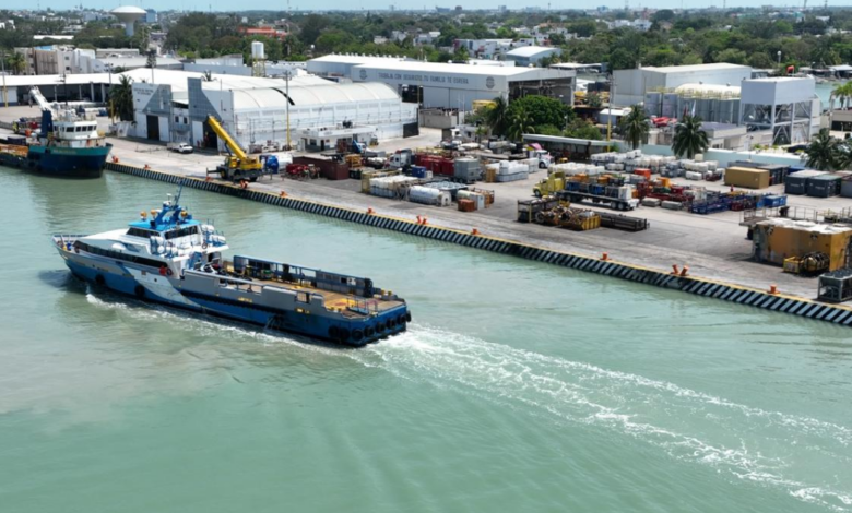 Puerto de Seybaplaya en Campeche lleva un 91% de avance