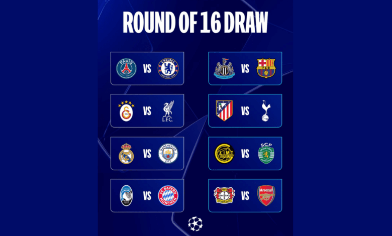 Se definen los octavos de final de Champions League 2026 tras sorteo